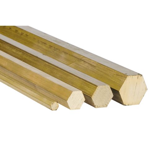 Mosaz šestihran Ø5mm-40mm 6 kant 2.0401 CuZn33Pb3 Ms58 plný materiál Evek GmbH - 1