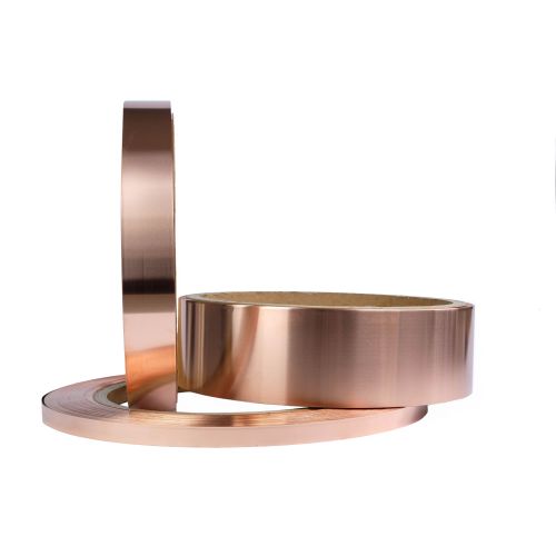 Měděná páska 0,05-0,4 mm šířka 20 mm-200 mm páska měděný plech 0,1 metru až 100 metrů Evek GmbH - 1