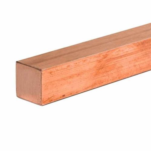 Měděná čtyřhranná 6x6-40x40mm měděná čtyřhranná tyč 2,0065 čtvercová tyč Cu-ETP Evek GmbH - 1