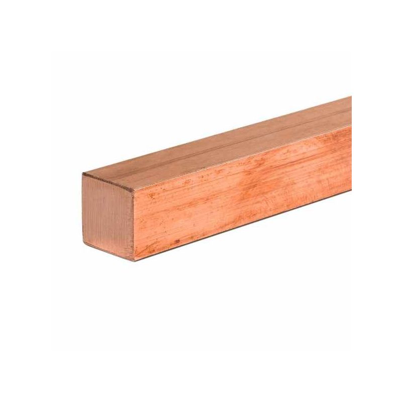 Měděná čtyřhranná 6x6-40x40mm měděná čtyřhranná tyč 2,0065 čtvercová tyč Cu-ETP Evek GmbH - 1
