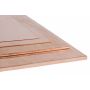 Měděný plech 10-20mm CW004A (Cu-ETP - 2.0065) Plechy Plech nařezaný na požadovaný rozměr 100x100mm možné