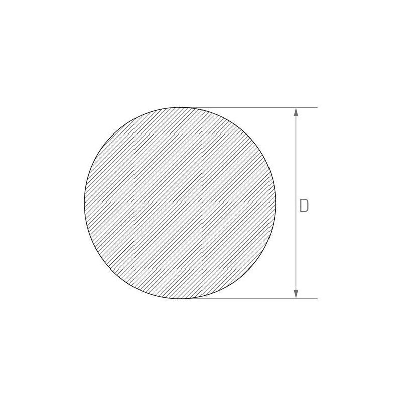 Nerezová tyč 3mm-625mm 1.4404 AISI 316L kulatá tyč