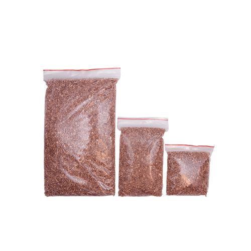 Měděné granule 99,9% čistá měď Cu prvek 29 čistota Recyklované 100gr-5kg