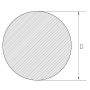 Titanová tyč Ø0.8-400mm Titanová třída 2 3.7035 B348 Kulatá tyč s pevnou hřídelí