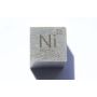 Kovová kostka niklu 10x10mm leštěná kostka o čistotě 99,6 %