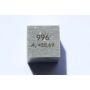 Kovová kostka niklu 10x10mm leštěná kostka o čistotě 99,6 %