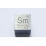 Samarium Sm kovová kostka 10x10mm leštěná kostka čistoty 99,95%