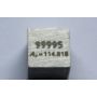 Indium V kovové kostce 10x10mm leštěné kostce o čistotě 99,995%