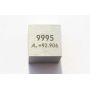Niob Nb kovová kostka 10x10mm leštěná 99,95% čistota Niob kostka