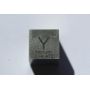 Yttrium Y kovová kostka 10x10mm leštěná kostka o čistotě 99,9 %