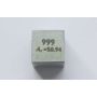 Kovová kostka leštěná 10x10mm čistota kostka