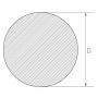 Inconel® 617 Legovaná tyč 19.304-152.908mm 2.4663 Kulatá tyč N06617 Kulatý materiál